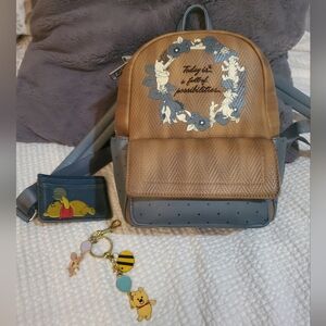 Loungefly Disney Winnie the Pooh Mini Backpack bundle